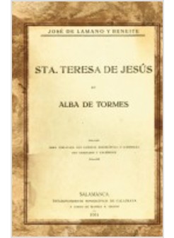 SANTA TERESA DE JESÚS EN ALBA DE TORMES