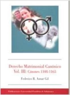 DERECHO MATRIMONIAL CANONICO VOL I CANONES 1055 - 1094