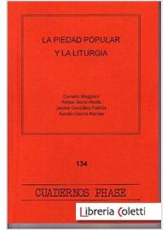 PIEDAD POPULAR Y LA LITURGIA