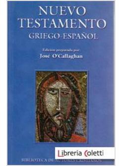 NUEVO TESTAMENTO GRIEGO ESPANOL