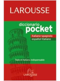 DICCIONARIO POCKET ITALIANO ESPAGNOLO ESPANOL ITALIANO