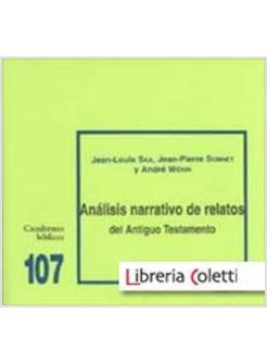 ANALISIS NARRATIVO DE RELATOS DEL ANTIGUO TESTAMENTO