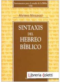 SINTAXIS DEL HEBREO BIBLICO