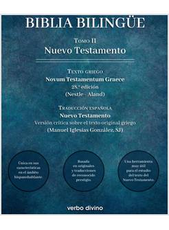 BIBLIA BILINGUE TOMO II NUEVO TESTAMENTO GRECO - SPAGNOLO