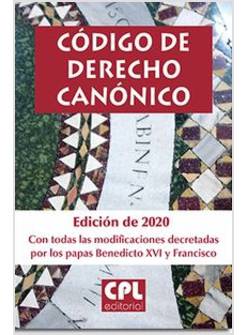 CODIGO DE DERECHO CANONICO EDICION 2020