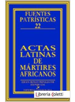 ACTAS LATINAS DE MARTIRES AFRICANOS