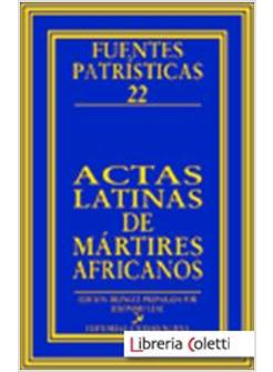 ACTAS LATINAS DE MARTIRES AFRICANOS