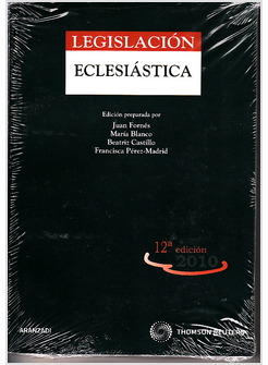 LEGISLACION ECLESIASTICA