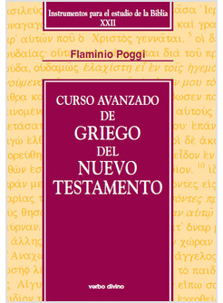 CURSO AVANZADO DE GRIEGO DEL NUEVO TESTAMENTO