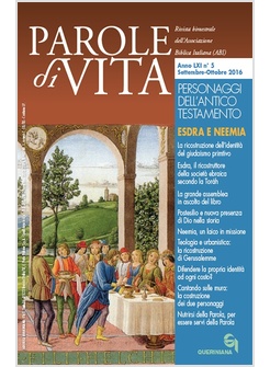 PAROLE DI VITA N.5 SETTEMBRE OTTOBRE 2016