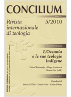 CONCILIUM 5/2010 OCEANIA E LE SUE TEOLOGIE INDIGENE