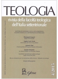 RIVISTA TEOLOGIA 4/2015