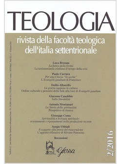 RIVISTA TEOLOGIA 2/2016 