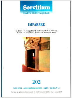 SERVITIUM 202 LUGLIO - AGOSTO 2012