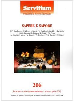 SERVITIUM 206 SAPERE E SAPORE 