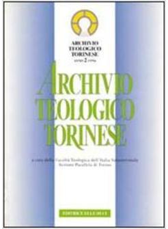 ARCHIVIO TEOLOGICO TORINESE (1996)