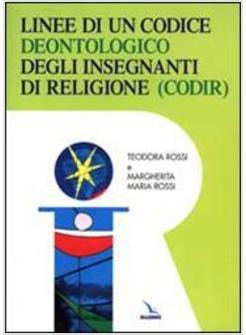 LINEE DI UN CODICE DEONTOLOGICO DEGLI INSEGNANTI DI RELIGIONE