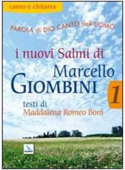 NUOVI SALMI DI MARCELLO GIOMBINI 1 CHITARRA