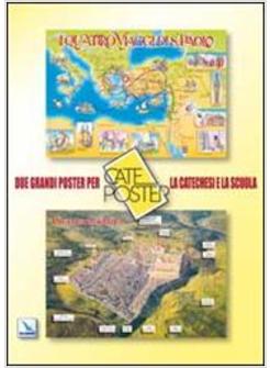 CATEPOSTER DUE GRANDI POSTER I QUATTRO VIAGGI DI SAN PAOLO