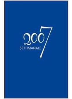 AGENDINA SETTIMANALE 2007