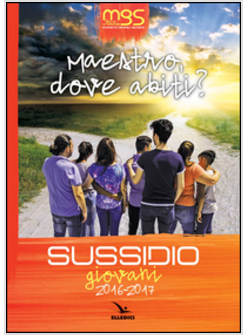 MAESTRO, DOVE ABITI? SUSSIDIO GIOVANI 2016-2017