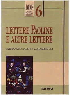 LETTERE PAOLINE E ALTRE LETTERE  