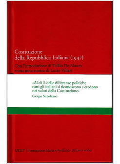 COSTITUZIONE DELLA REPUBBLICA ITALIANA 1947