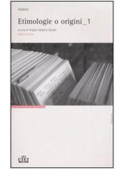 ETIMOLOGIE (2 VOLL.)