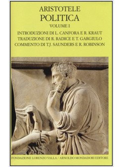 POLITICA. TESTO GRECO A FRONTE. VOL. 1: LIBRI I-IV.