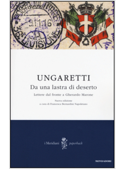 DA UNA LASTRA DI DESERTO. LETTERE DAL FRONTE A GHERARDO MARONE