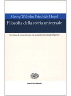 FILOSOFIA DELLA STORIA UNIVERSALE