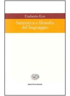 SEMIOTICA E FILOSOFIA DEL LINGUAGGIO