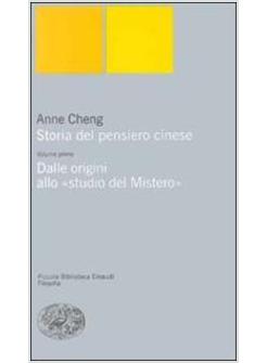 STORIA PENSIERO CINESE VOL I