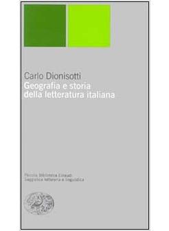 GEOGRAFIA E STORIA LETTERATURA ITALIANA