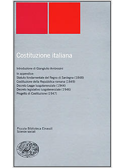 COSTITUZIONE ITALIANA