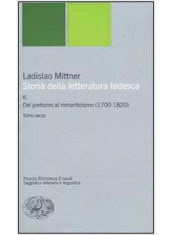 STORIA DELLA LETTERATURA TEDESCA VOL II
