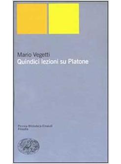 QUINDICI LEZIONI SU PLATONE