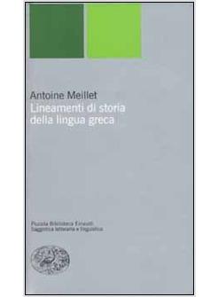 LINEAMENTI DI STORIA DELLA LINGUA GRECA