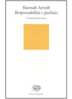 RESPONSABILITA' E GIUDIZIO
