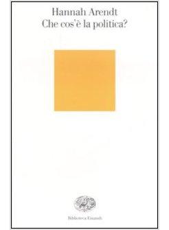 CHE COS'E' LA POLITICA