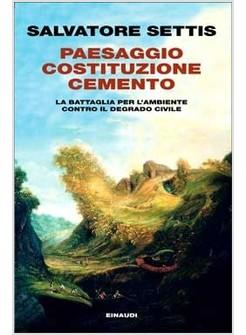 PAESAGGIO COSTITUZIONE CEMENTO  LA BATTAGLIA PER L'AMBIENTE