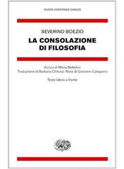 CONSOLAZIONE DI FILOSOFIA