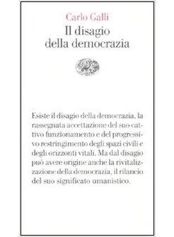 IL DISAGIO DELLA DEMOCRAZIA