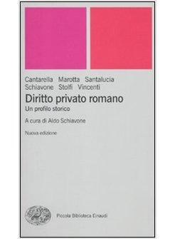 DIRITTO PRIVATO ROMANO