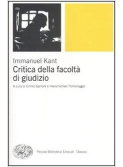 CRITICA DELLA FACOLTA' DI GIUDIZIO