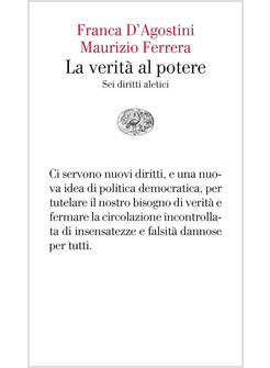 LA VERITA' AL POTERE SEI DIRITTI ALEATICI