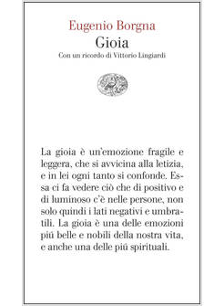 GIOIA. CON UN RICORDO DI VITTORIO LINGIARDI