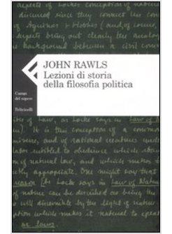 LEZIONI DI STORIA DELLA FILOSOFIA POLITICA