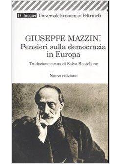 PENSIERI SULLA DEMOCRAZIA IN EUROPA