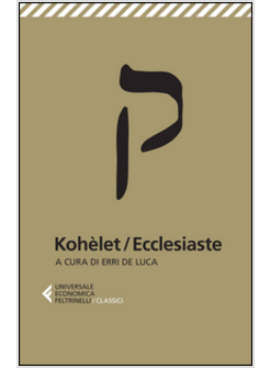 KOHE'LET/ECCLESIASTE